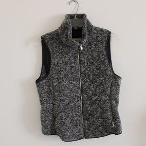 ABERCROMBIE & FITCH Women's Soft Shell Fleece  Quilted Zip-Up Vest
